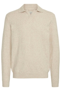 Casual Friday CFKARL polo knit:Knit light sand melange