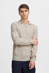 Casual Friday CFKARL polo knit:Knit light sand melange