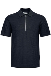 Casual Friday CFJOE SS structured polo knit:Knit dark navy