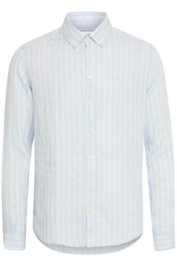 Casual Friday CFDALLAS LS BD striped linen:Shirts/