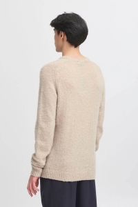 4001 - Accessoire CFBERT brushed crew neck knit:Knit silver lining