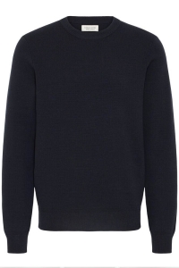 Casual Friday CFTHEO 0231 MILANO CREW KNIT:Knit dark navy