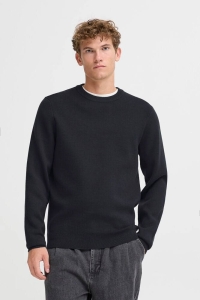 Casual Friday CFTHEO 0231 MILANO CREW KNIT:Knit dark navy