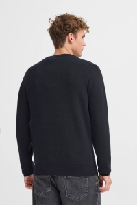 Casual Friday CFTHEO 0231 MILANO CREW KNIT:Knit dark navy