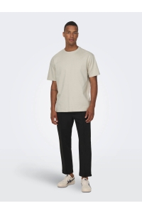 ONLY&SONS ONSFRED RLX SS TEE NOOS silver lining