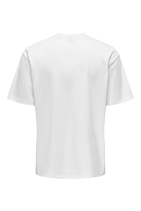 ONLY&SONS ONSFRED RLX SS TEE NOOS bright white