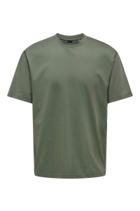 ONLY&SONS ONSFRED RLX SS TEE NOOS castor gray