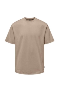 ONLY&SONS ONSFRED RLX SS TEE NOOS desert taupe
