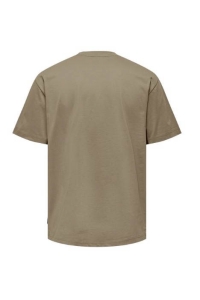 ONLY&SONS ONSFRED RLX SS TEE NOOS desert taupe