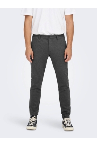 ONLY&SONS ONSMARK SLIM HERRINGBONE 2911 PANT : black