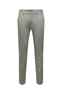 ONLY&SONS ONSMARK SLIM TAP 0209 MELANGE PANT : olive night
