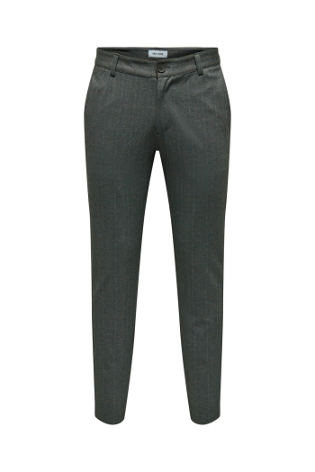 ONLY&SONS ONSMARK SLIM 02093 HERRINGBONE PANT: