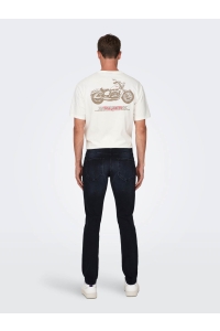 ONLY&SONS ONSLOOM SLIM BLUE BLACK 6921 DNM NO: blue black denim