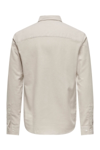 ONLY&SONS ONSGUDMUND SLIM 1-PKT SOLID SHIRT N: silver lining
