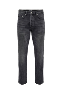 ONLY&SONS ONSYOKE TAPERED WB 7850 DOT DNM NOO: black denim