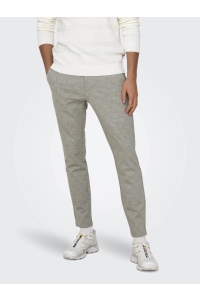 ONLY&SONS ONSMARK SLIM CHECK 020919 PANT NOOS chinchilla