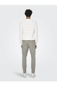 ONLY&SONS ONSMARK SLIM CHECK 020919 PANT NOOS chinchilla