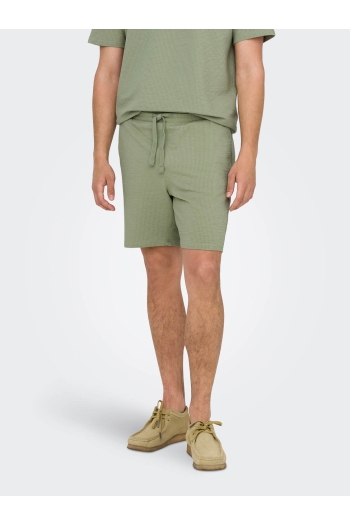 ONLY&SONS ONSKIAN LIFE REG SEERSUCKER SHORTS :