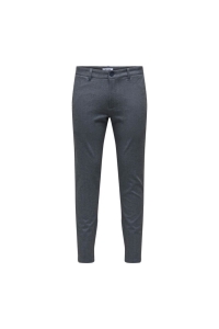 ONLY&SONS ONSMARK SLIM DITSY 020934 PANT NOOS blue fog/lgm