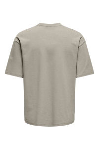 ONLY&SONS ONSCASPIAN AIRFLEX AUT SS TEE NOOS silver lining