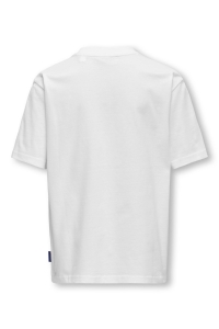ONLY&SONS OSJFRED LIFE RLX SS TEE JRS NOOS bright white