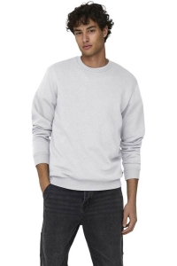 ONLY&SONS OSJCERES CREW NECK SWT NOOS super light grey melange