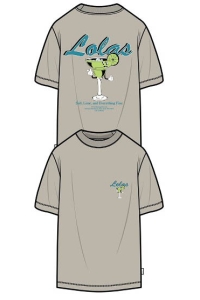 ONLY&SONS ONSKEANE RLX SS PRINT TEE NOOS silver lining/lolas