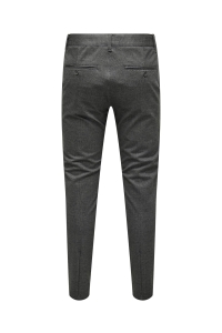 ONLY&SONS ONSMARK SLIM CHECK 020960 PANT NOOS jet black