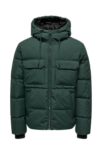 ONLY&SONS OSJELIJAH PCKT. HOOD JACKET OTW NOO: darkest spruce