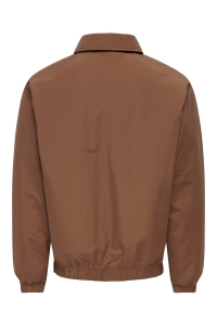 ONLY&SONS ONSBRATT LIFE T2T PADDED COACH JACK: friar brown
