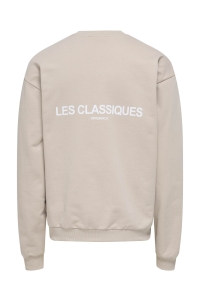 ONLY&SONS ONSLES CLASSIQUES LOOSE CREWNECK N silver lining