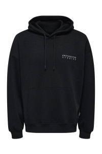 ONLY&SONS ONSGALLERY VTG HOODIE black/lost cities