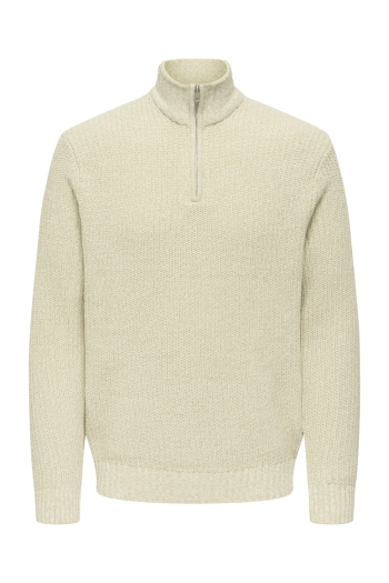 ONLY&SONS ONSJOIN REG LS HIGH NECK KNIT CAMP
