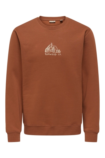 ONLY&SONS ONSCONNOR SIMPLE LIFE REG LS CREW S: