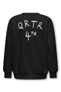 ONLY&SONS OSJKYRIE OVERSIZE LS SWT NOOS black/white carlos qrtr