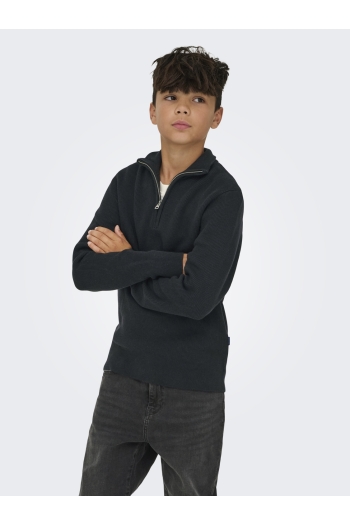 ONLY&SONS OSJPHIL REG 12 STRUC HALF ZIP KNT
