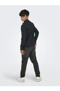 ONLY&SONS OSJPHIL REG 12 STRUC HALF ZIP KNT dark navy