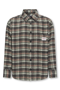 ONLY&SONS OSJJACK LS FLANNEL SHIRT WVN sequoia/jet black/antique white/