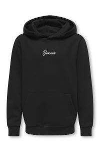 ONLY&SONS OSJHANS LIFE LS REG HOODIE SWT black/antique white yosemite