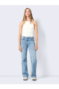 Noisy May NMYOLANDA NW WIDE JEANS AZ236LB NOO: light blue denim