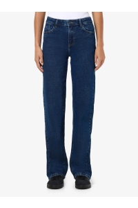 Noisy May NMYOLANDA NW WIDE JEANS AZ365DB FWD: dark blue denim
