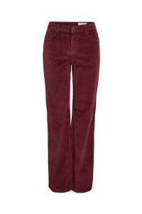 Noisy May NMYOLANDA MW WIDEJEANS CORDUROY NOO: windsor wine