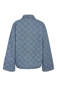 Noisy May NMCLARA QUILT DENIM JACKET light blue denim
