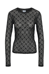 Noisy May NMJUDITH L/S LACE TOP NOOS black