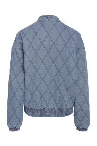 Noisy May NMCLAIRE QUILT DENIM JACKET light blue denim