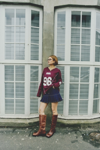 Noisy May NMASTON L/S V-NECK SPORTS SWEAT JRS: