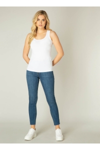 Base Level Yippie Top white