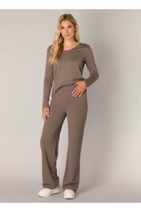 Base Level Yarah Pant dark taupe